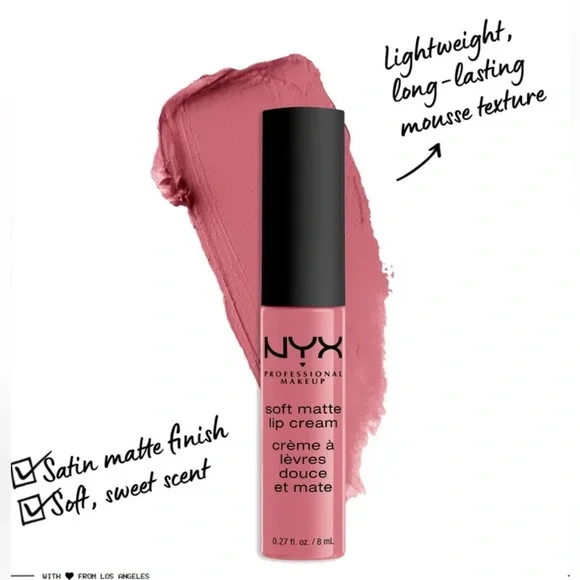 NYX | Soft Matte Lip Cream, Lightweight Liquid Lipstick Istanbul - Picture 3 of 3